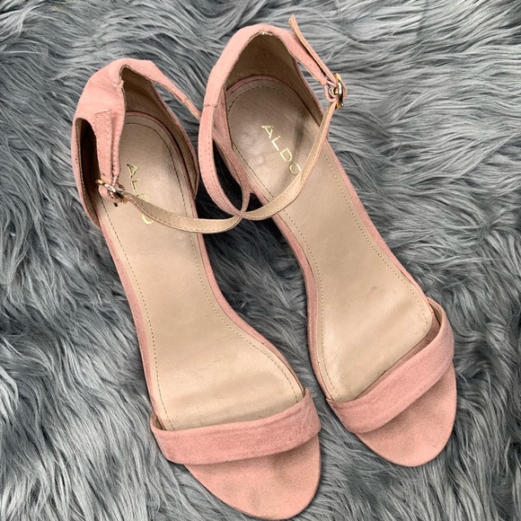 Aldo soft glitter glam suede dolly heels 8 - Picture 2 of 7